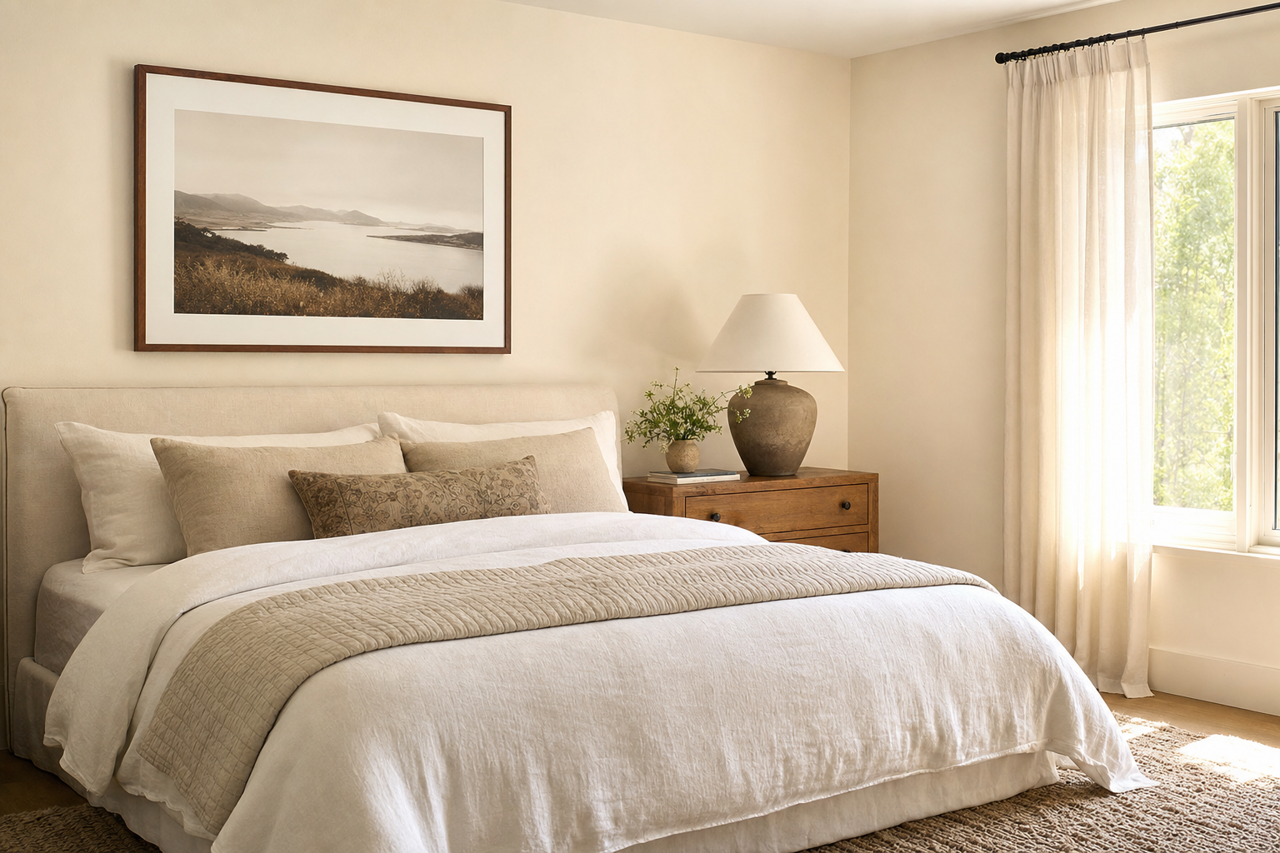 White Flour by Sherwin-Williams on interiors
