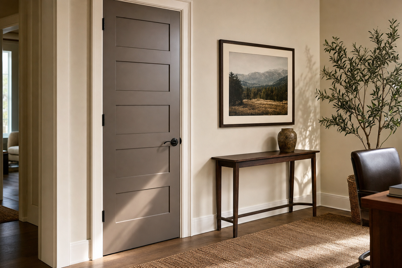Manor House by Sherwin-Williams on interior-doors