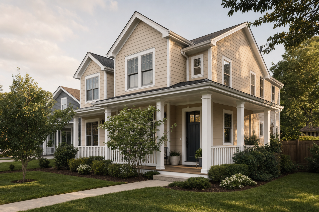 Loggia by Sherwin-Williams on exterior