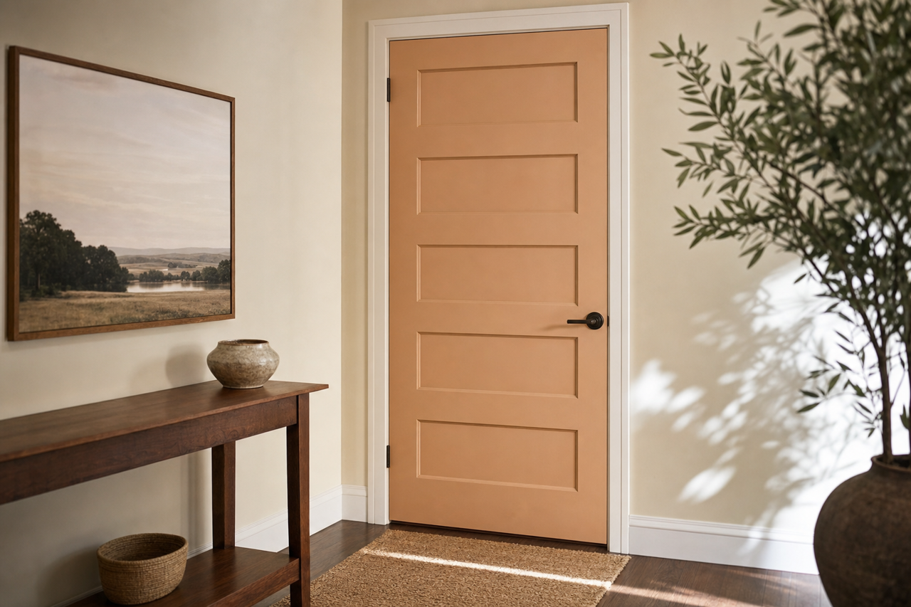 Loggia by Sherwin-Williams on interior-doors