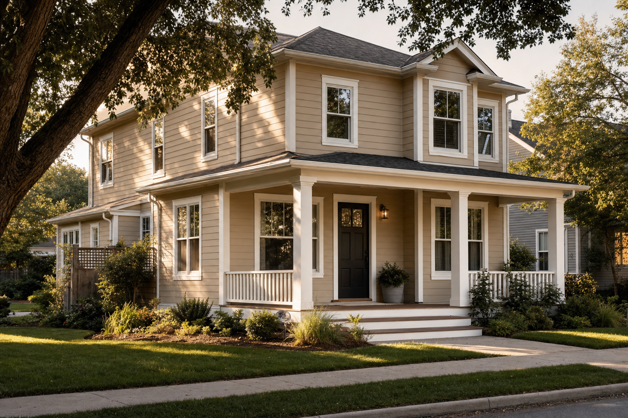 Stone Lion by Sherwin-Williams on exterior