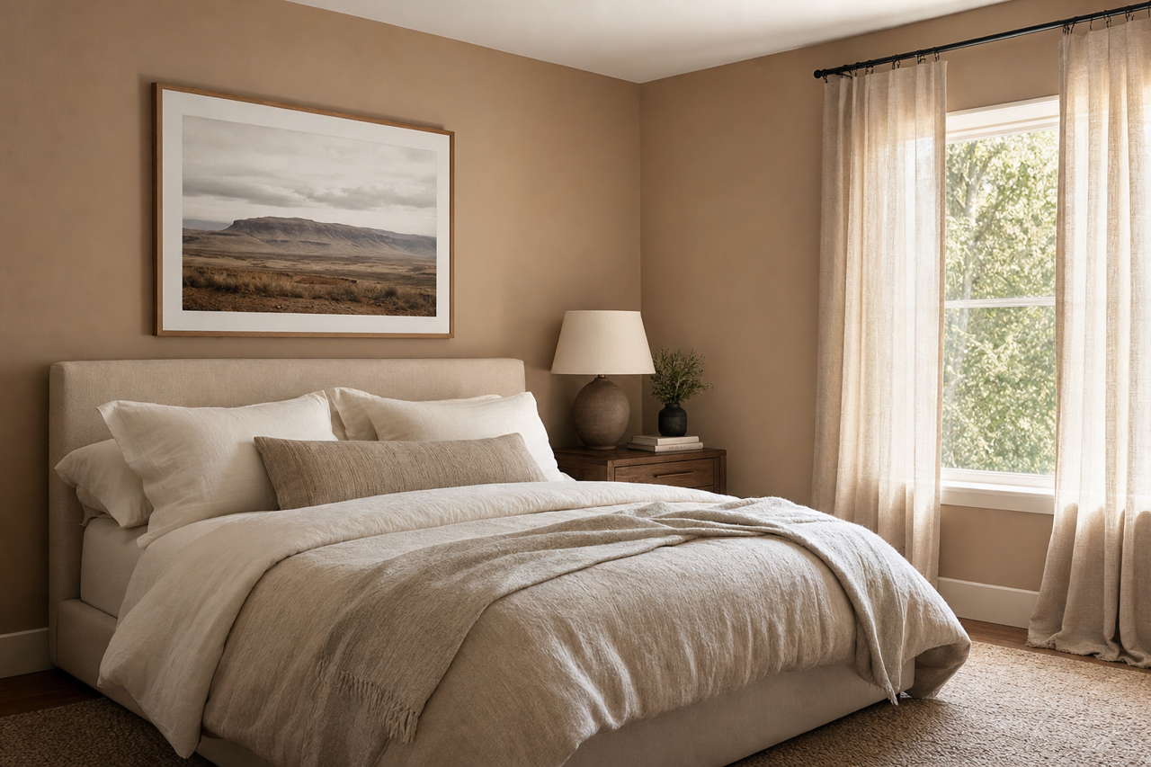 Tavern Taupe by Sherwin-Williams on interiors