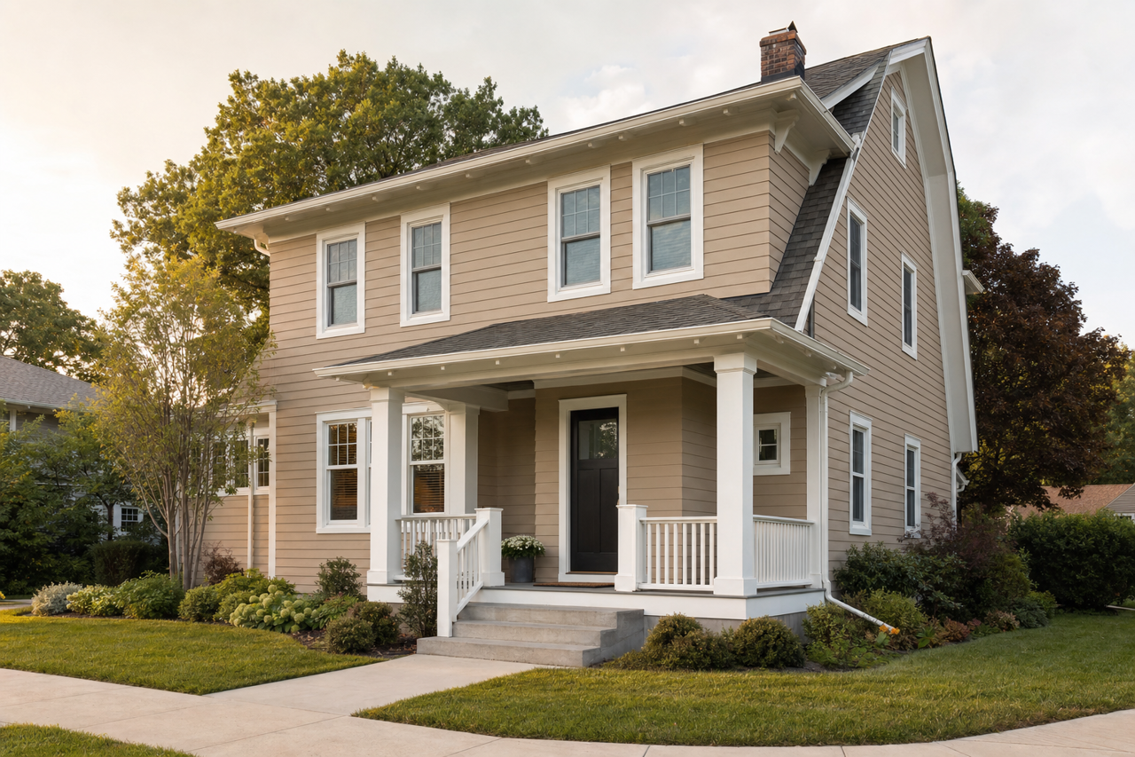 Sanderling by Sherwin-Williams on exterior