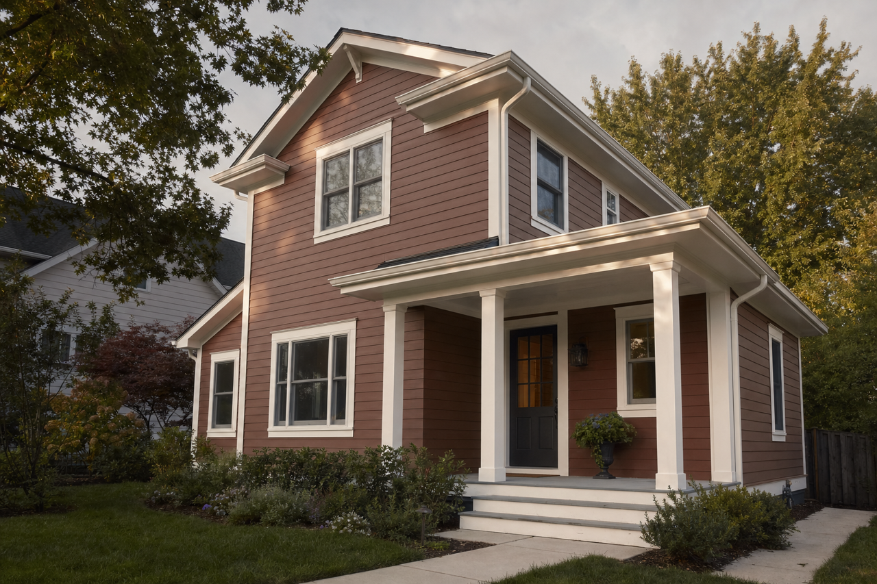 Plantation Shutters by Sherwin-Williams on exterior