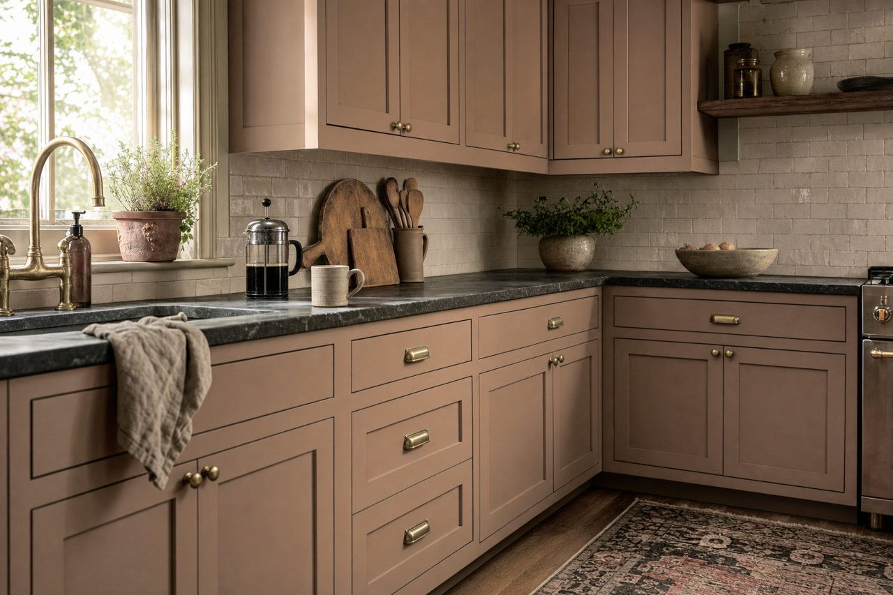 Tree Branch by Sherwin-Williams on cabinets