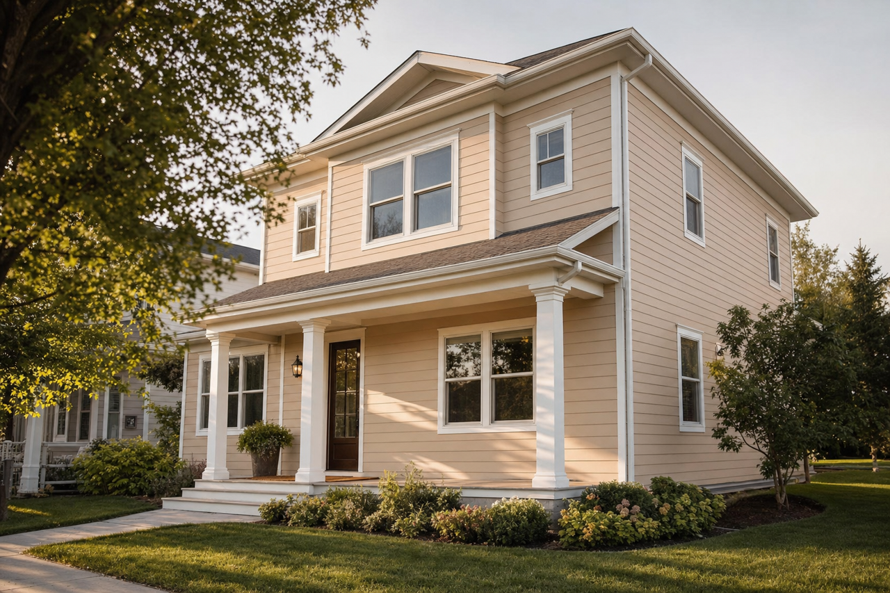 Nantucket Dune by Sherwin-Williams on exterior