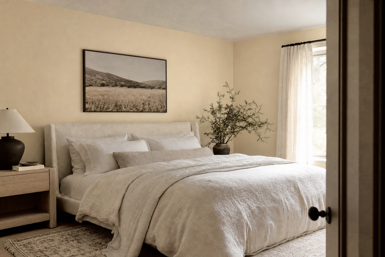 Windsor Greige by Sherwin-Williams on interiors