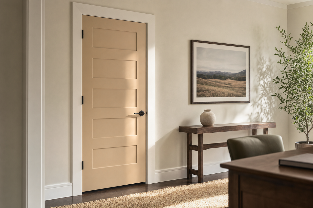 Outerbanks by Sherwin-Williams on interior-doors