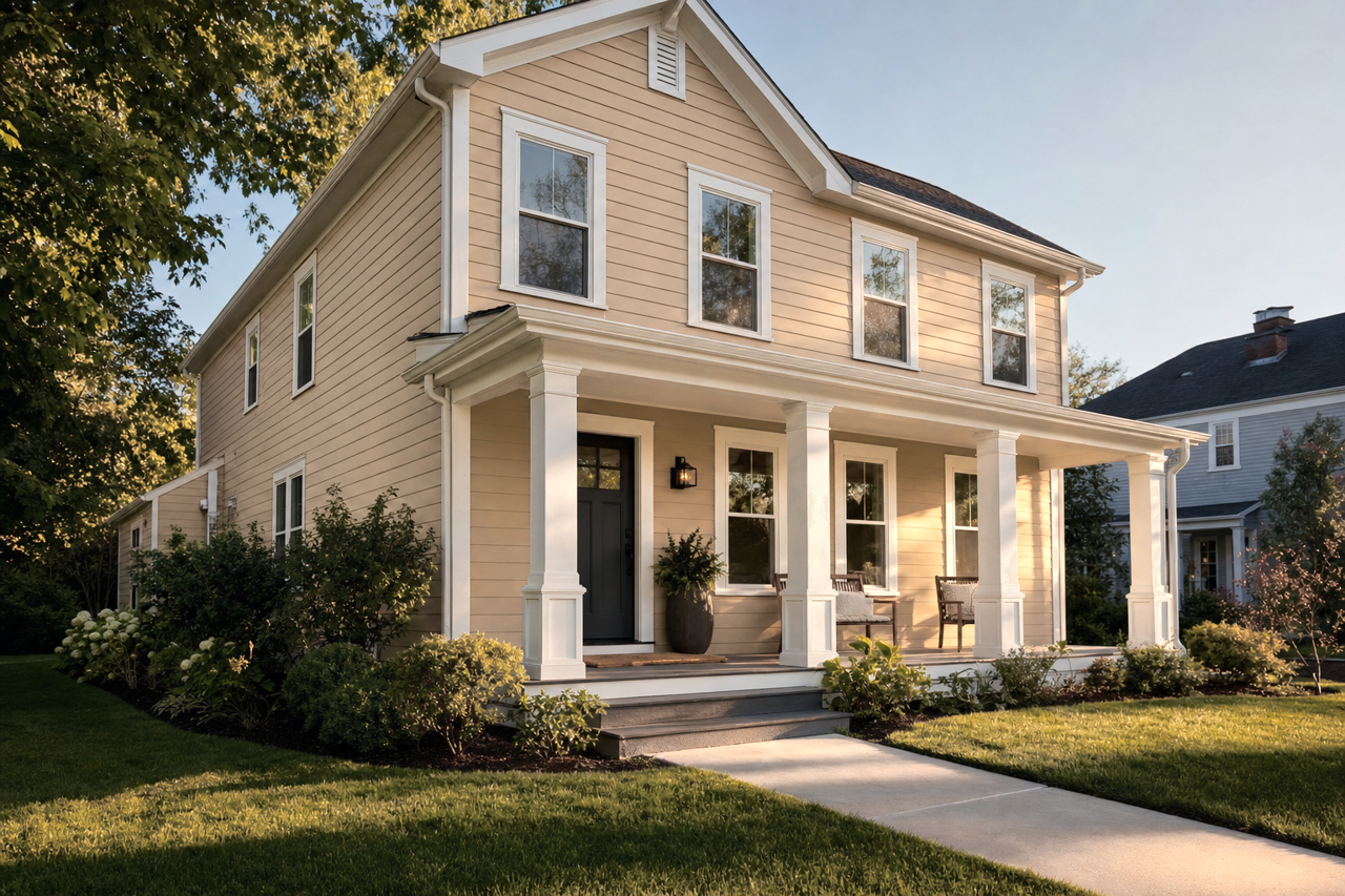 Cork Wedge by Sherwin-Williams on exterior