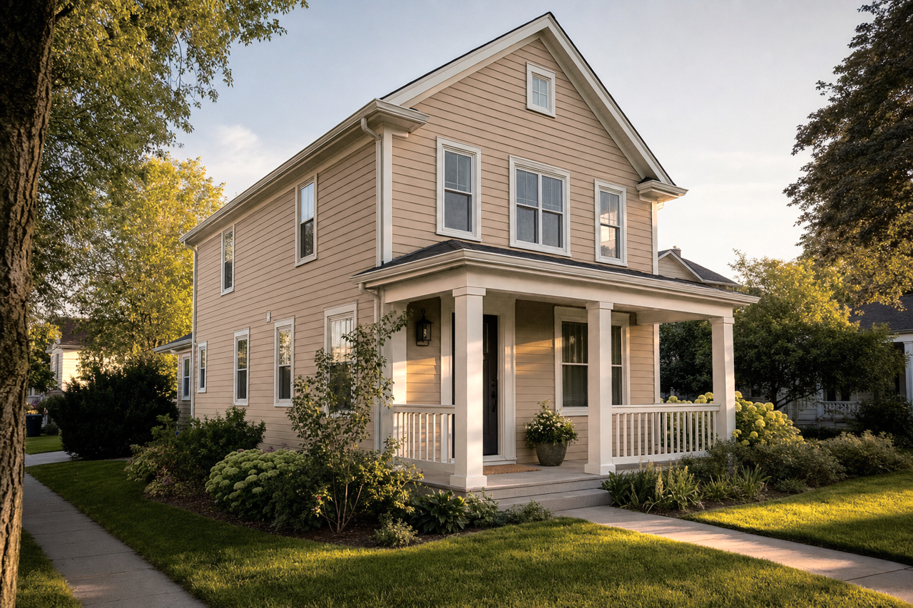Artisan Tan by Sherwin-Williams on exterior