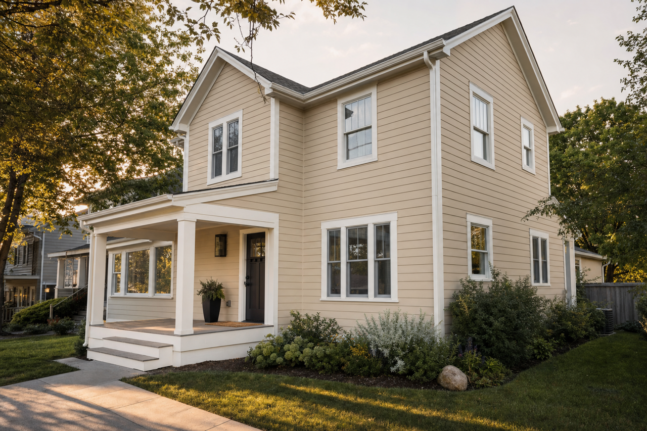 Naturel by Sherwin-Williams on exterior