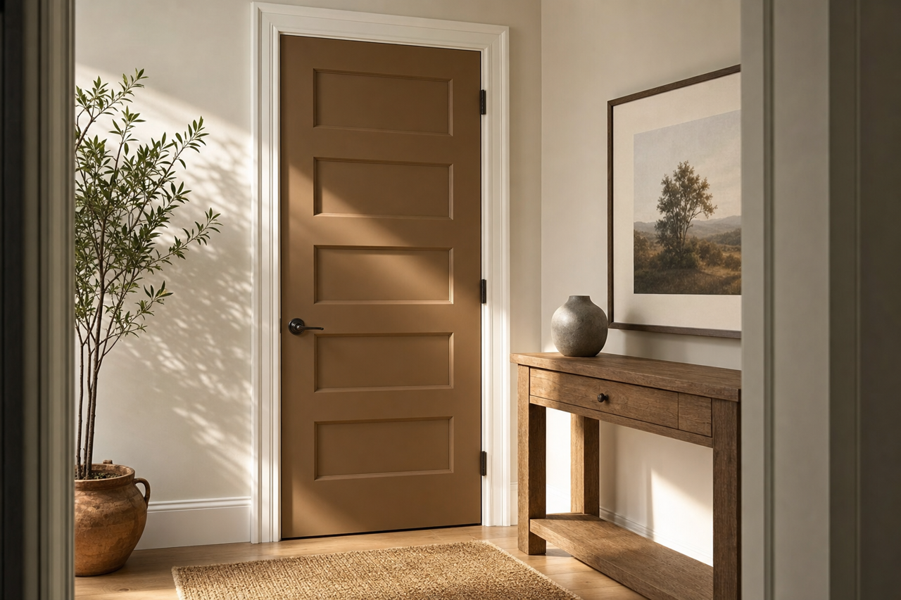 Pier by Sherwin-Williams on interior-doors