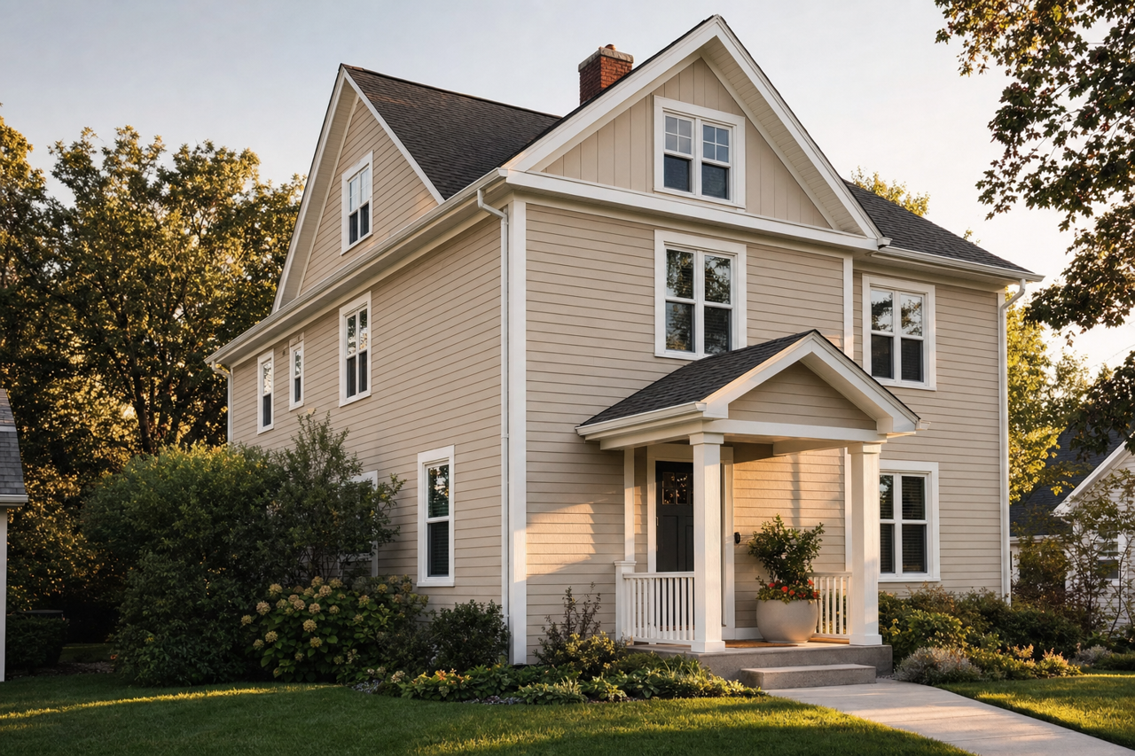 Sandbar by Sherwin-Williams on exterior