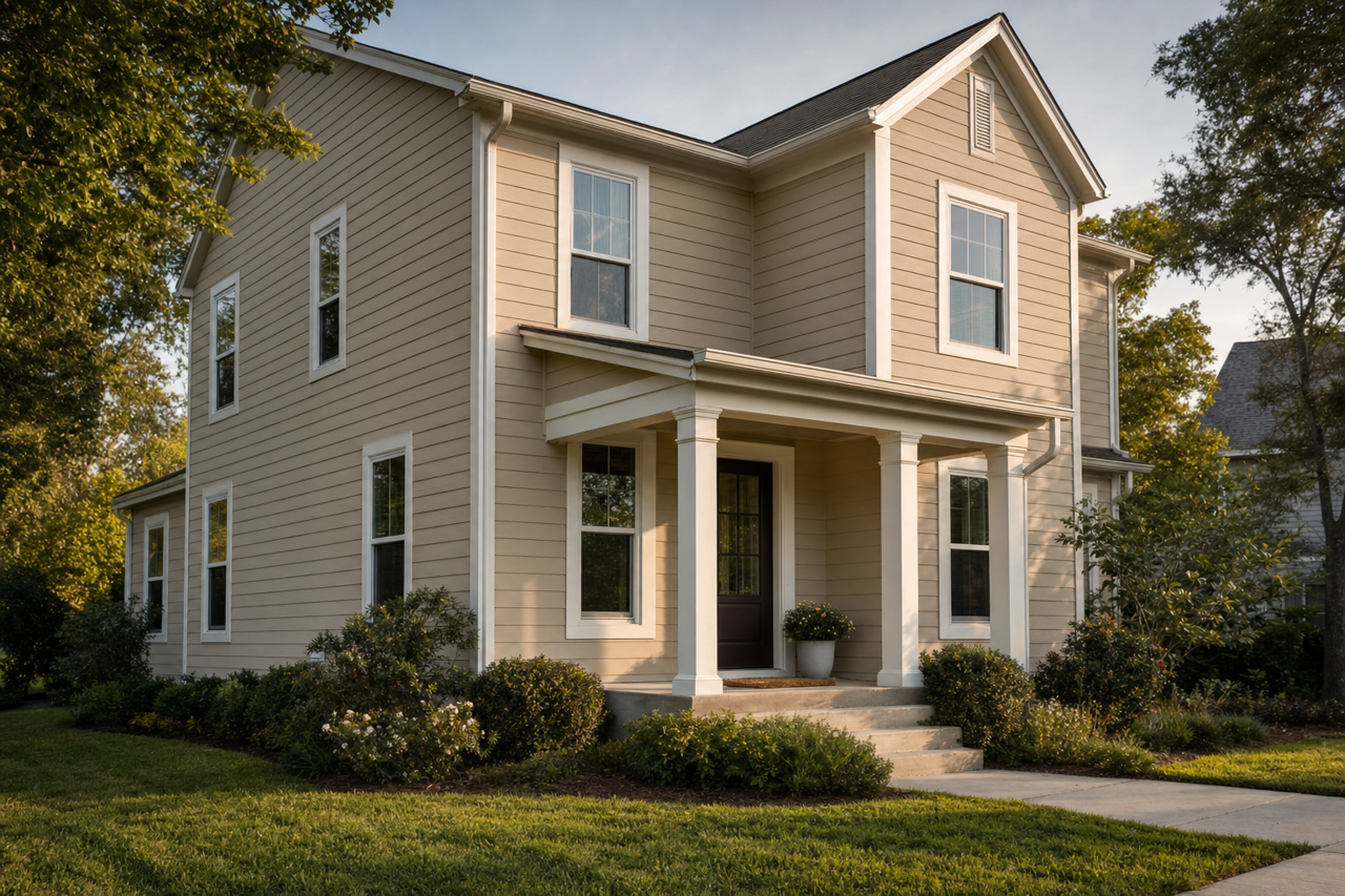 Portico by Sherwin-Williams on exterior