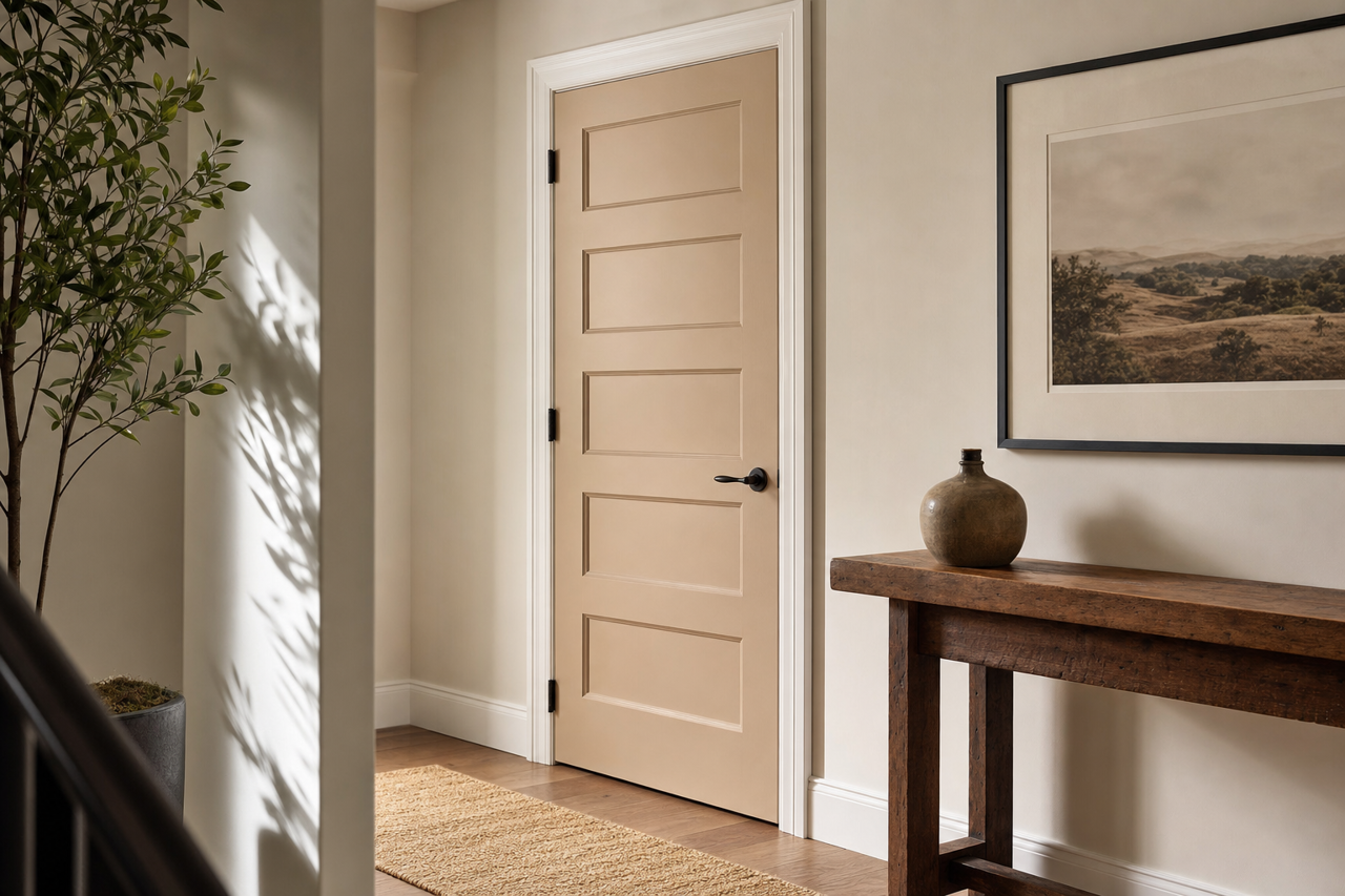 Portico by Sherwin-Williams on interior-doors