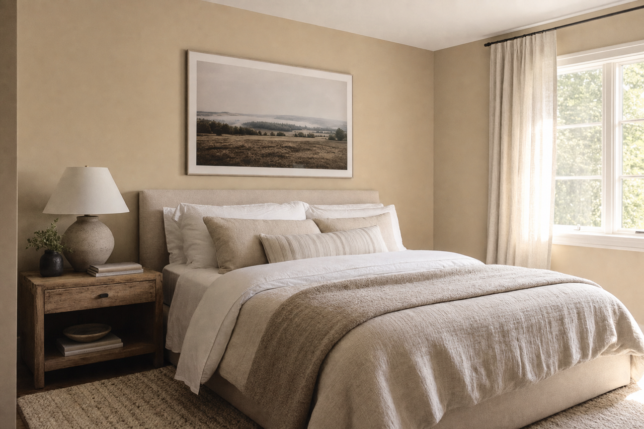 Studio Taupe by Sherwin-Williams on interiors