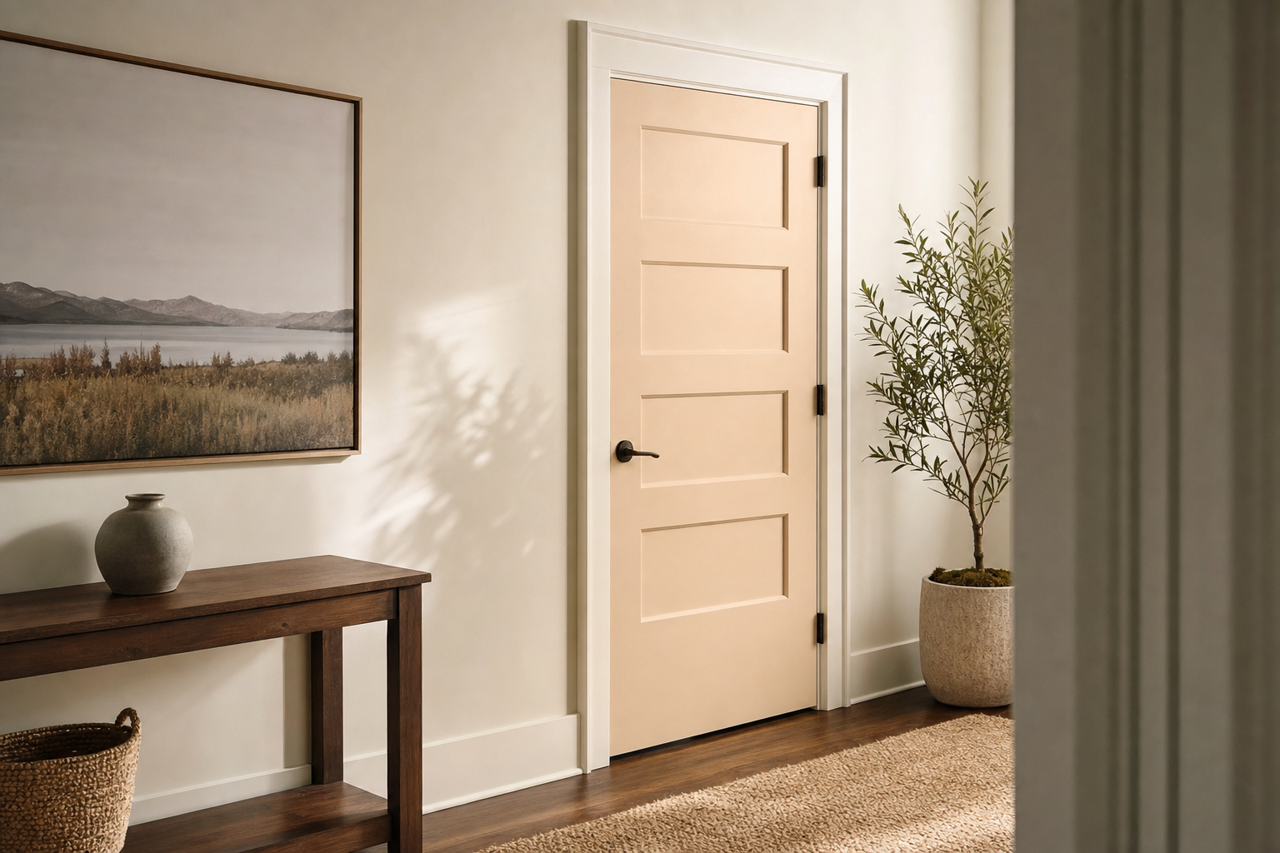 Fragile Beauty by Sherwin-Williams on interior-doors