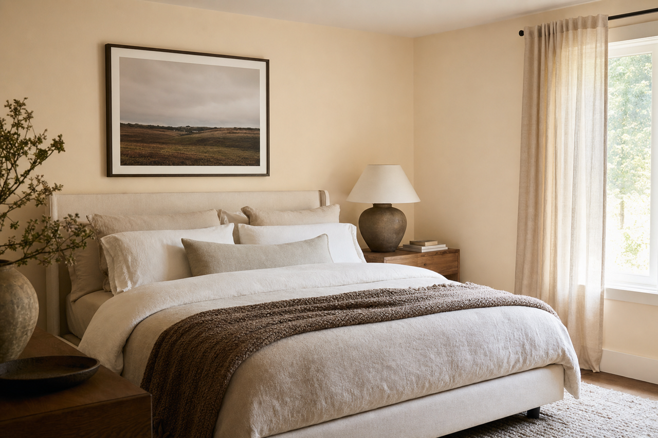 Steamed Milk by Sherwin-Williams on interiors