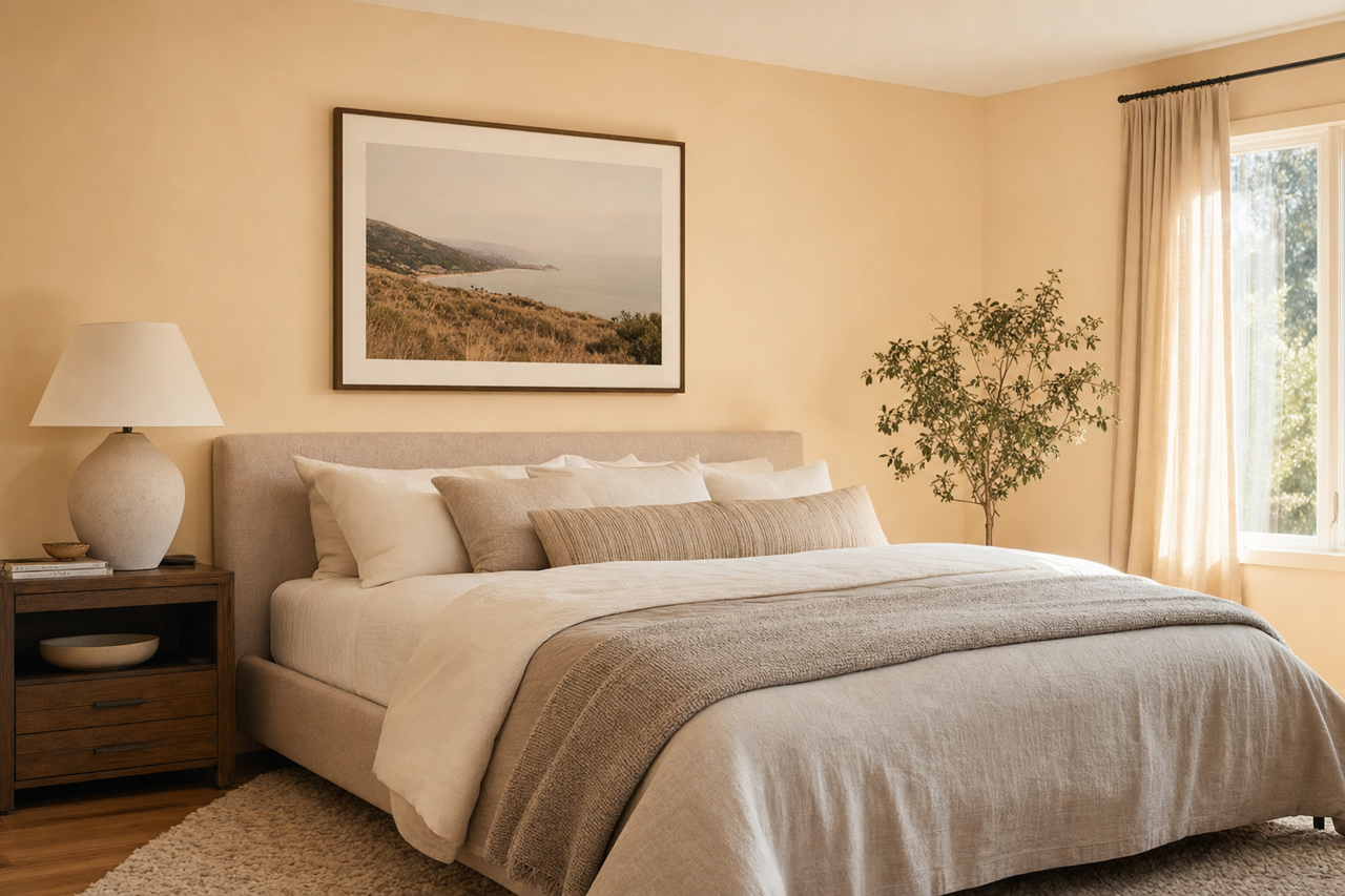 Crème by Sherwin-Williams on interiors