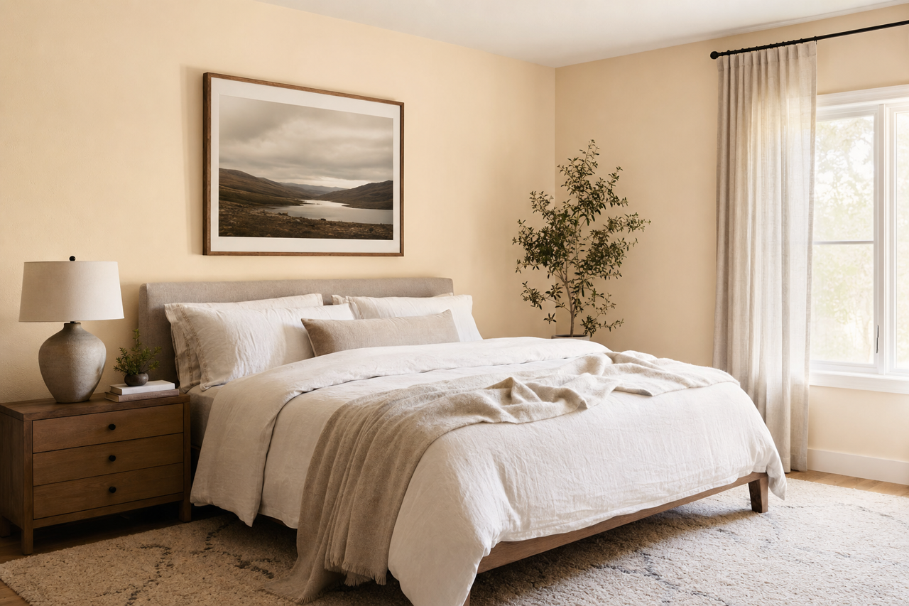 Summer White by Sherwin-Williams on interiors