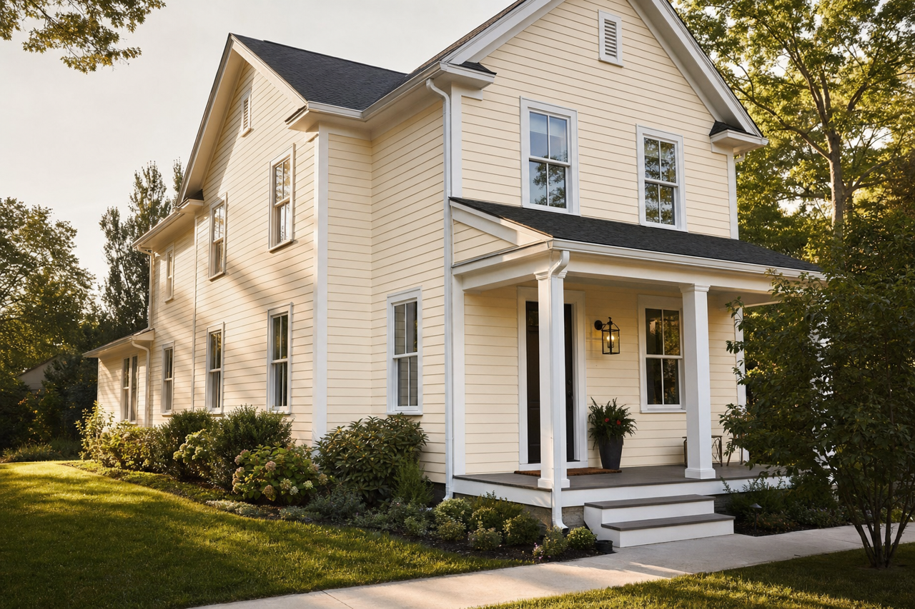 Roman Column by Sherwin-Williams on exterior