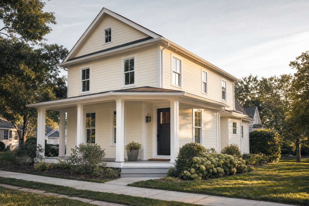 Restful White by Sherwin-Williams on exterior