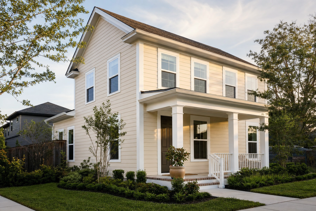 Natural Tan by Sherwin-Williams on exterior