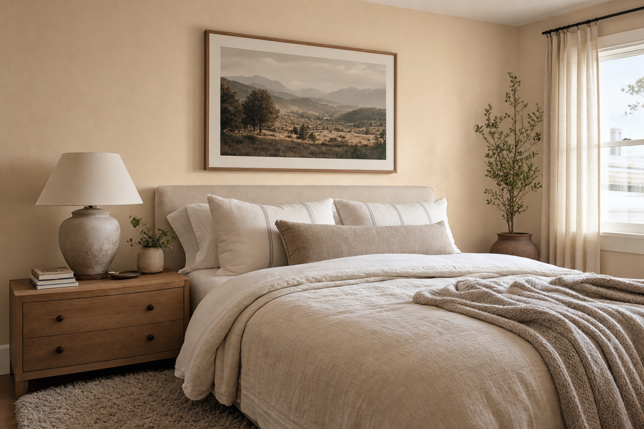 Natural Tan by Sherwin-Williams on interiors