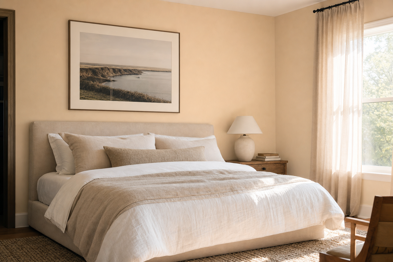Stucco by Sherwin-Williams on interiors