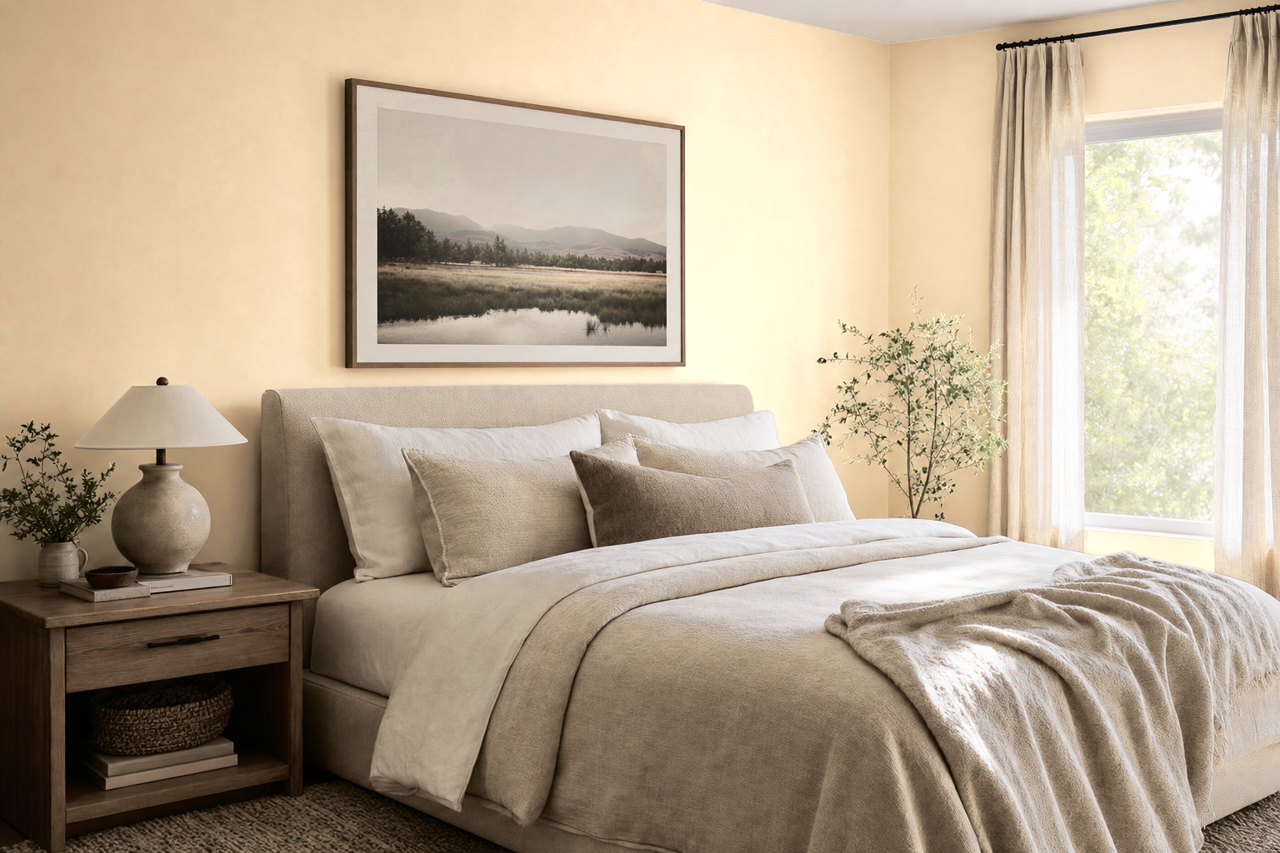 Echelon Ecru by Sherwin-Williams on interiors