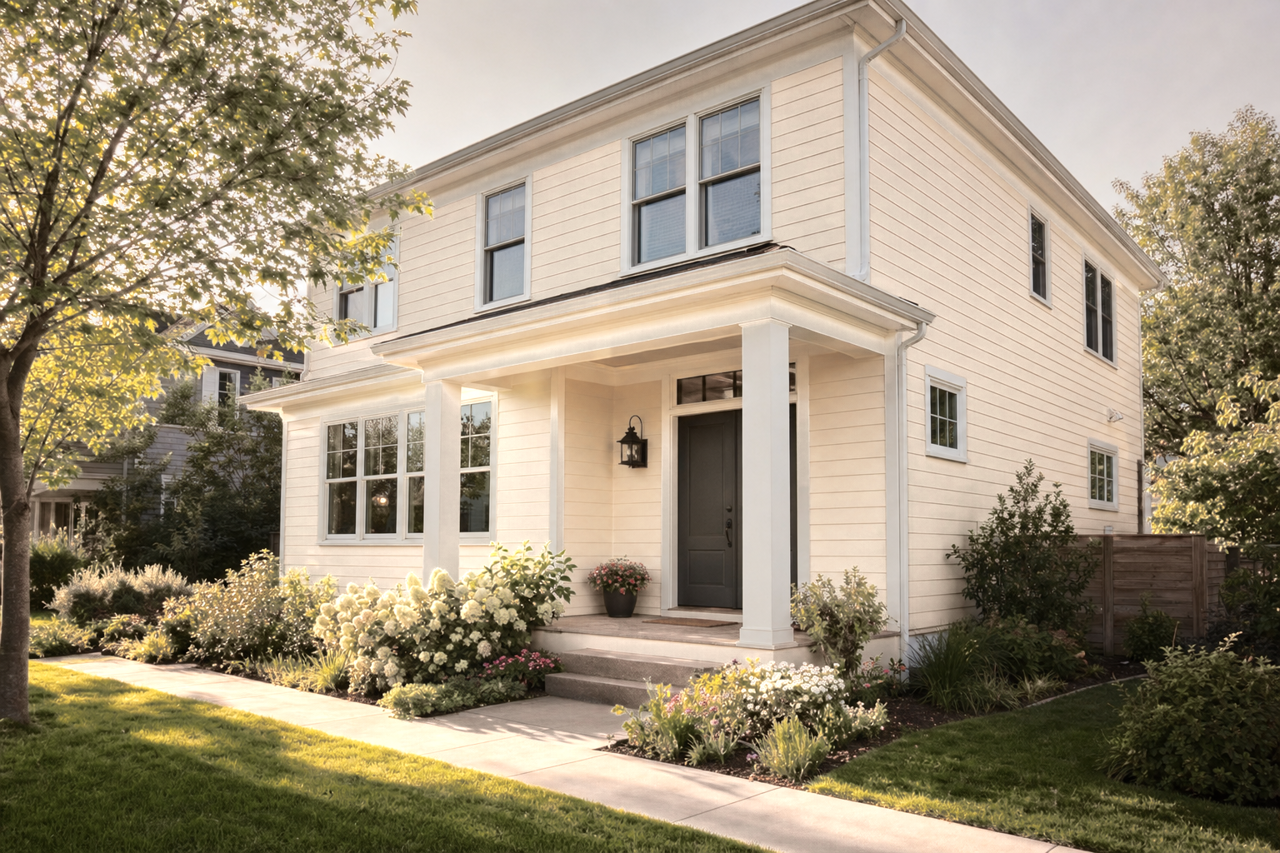 Chopsticks by Sherwin-Williams on exterior