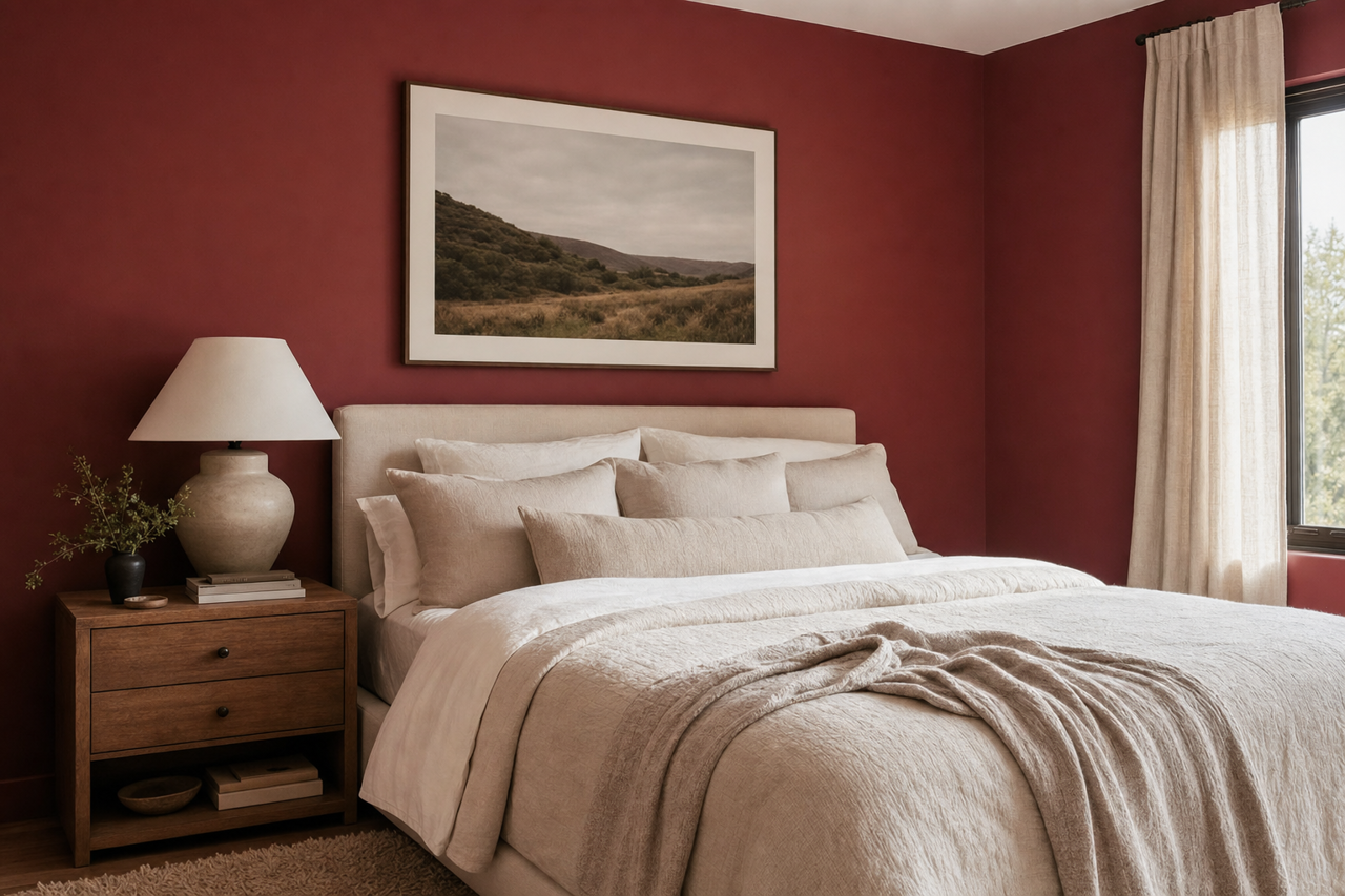 Red Theatre by Sherwin-Williams on interiors