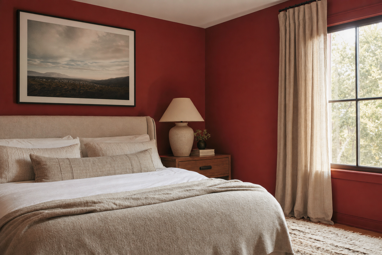Crabby Apple by Sherwin-Williams on interiors