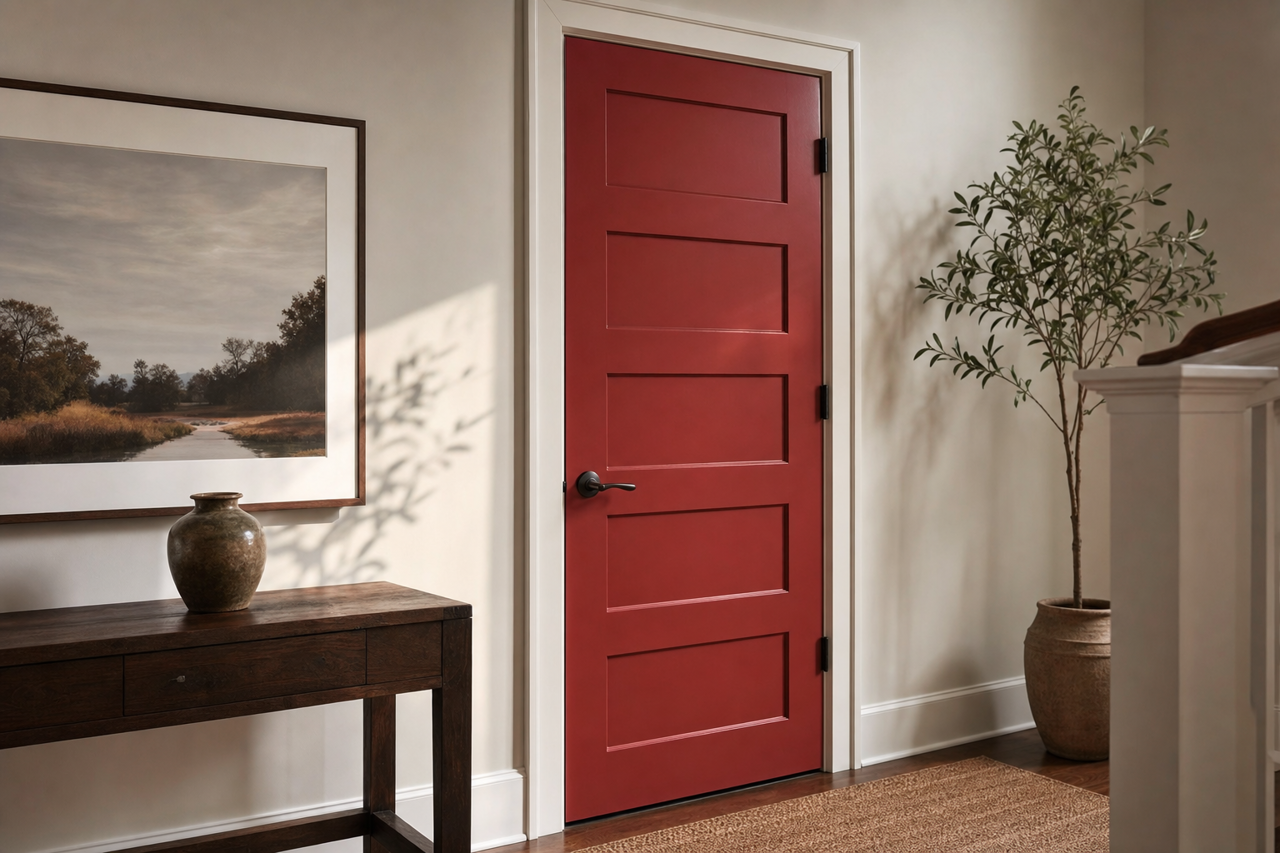 Bolero by Sherwin-Williams on interior-doors