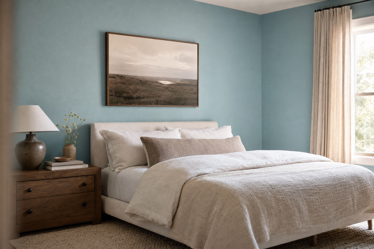 Adrift by Sherwin-Williams on interiors