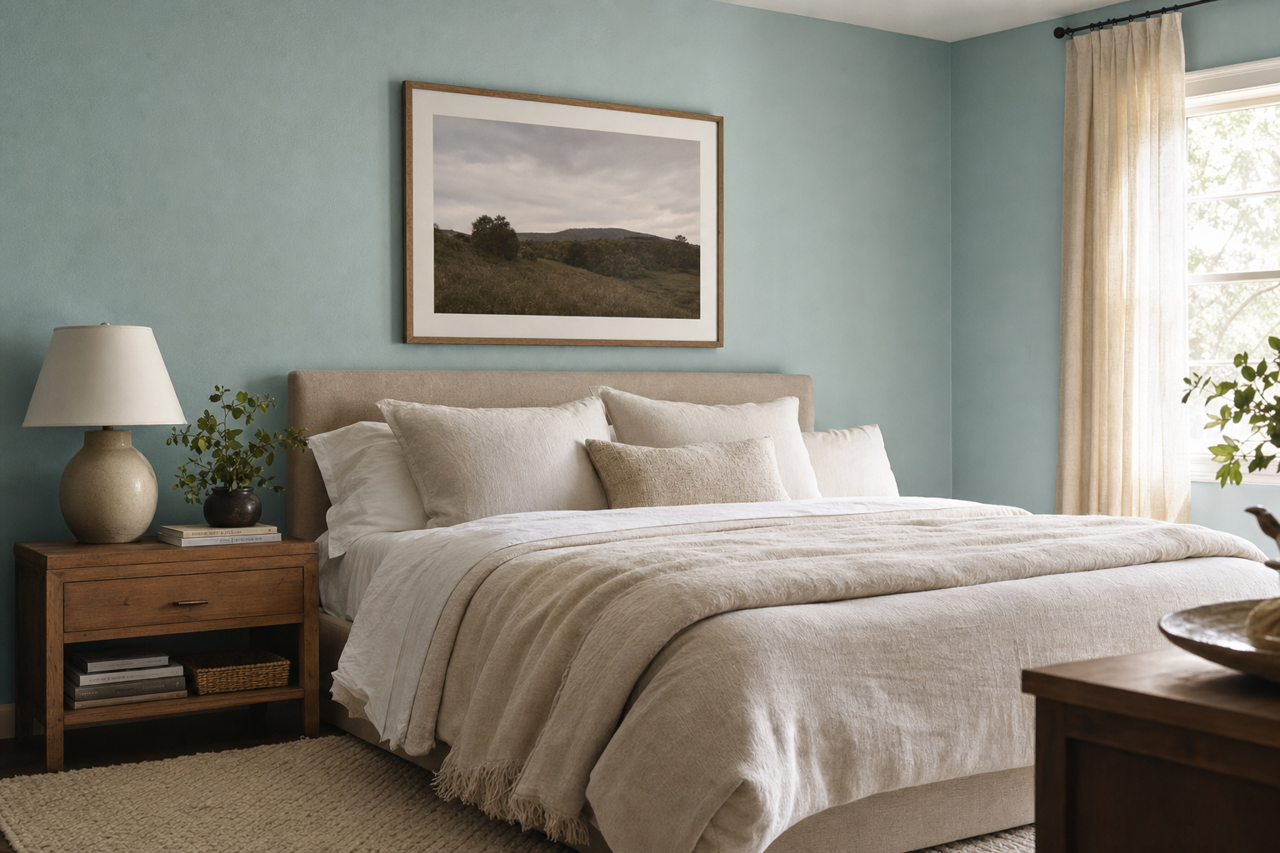 Aqua‐Sphere by Sherwin-Williams on interiors