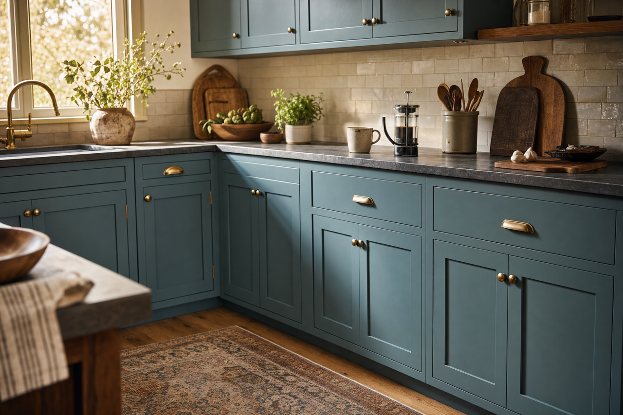 St. Bart's by Sherwin-Williams on cabinets
