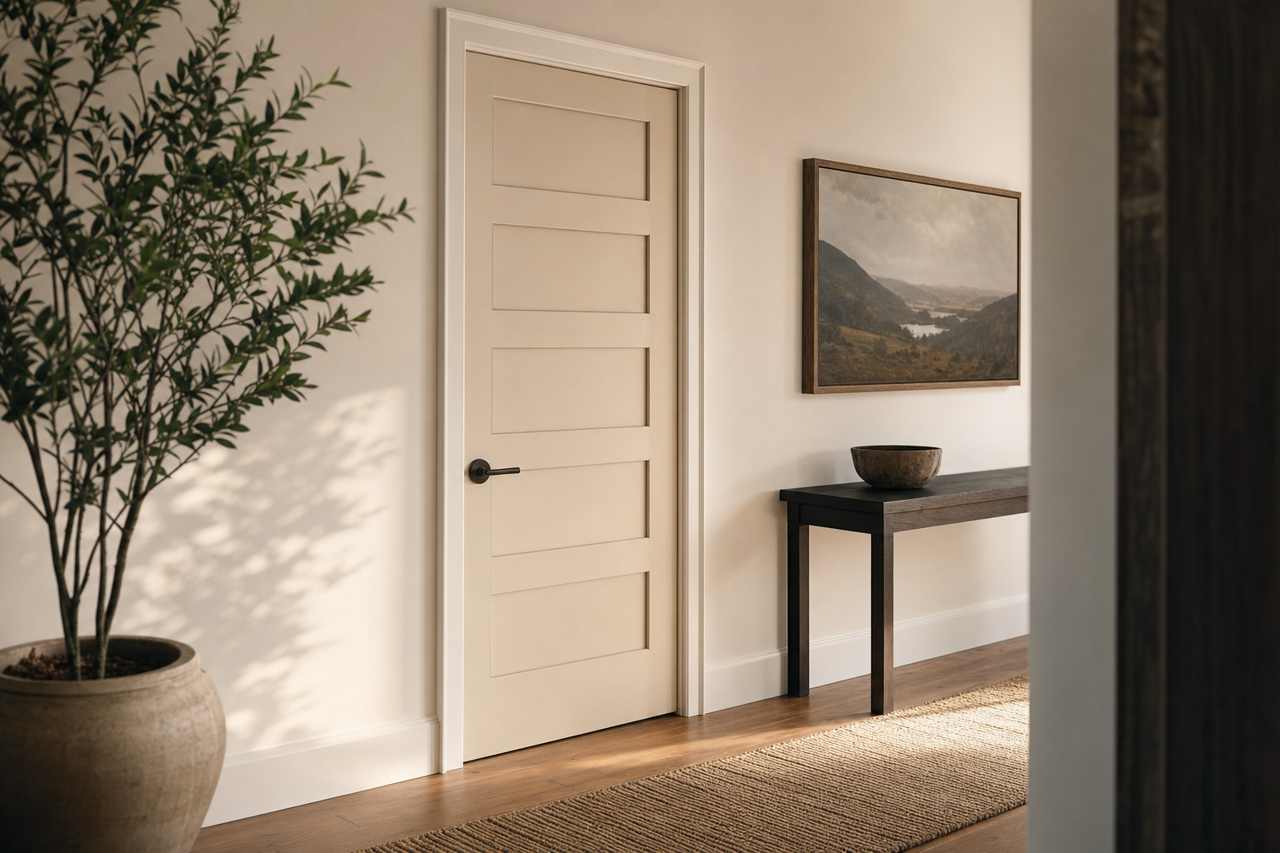 City Loft by Sherwin-Williams on interior-doors