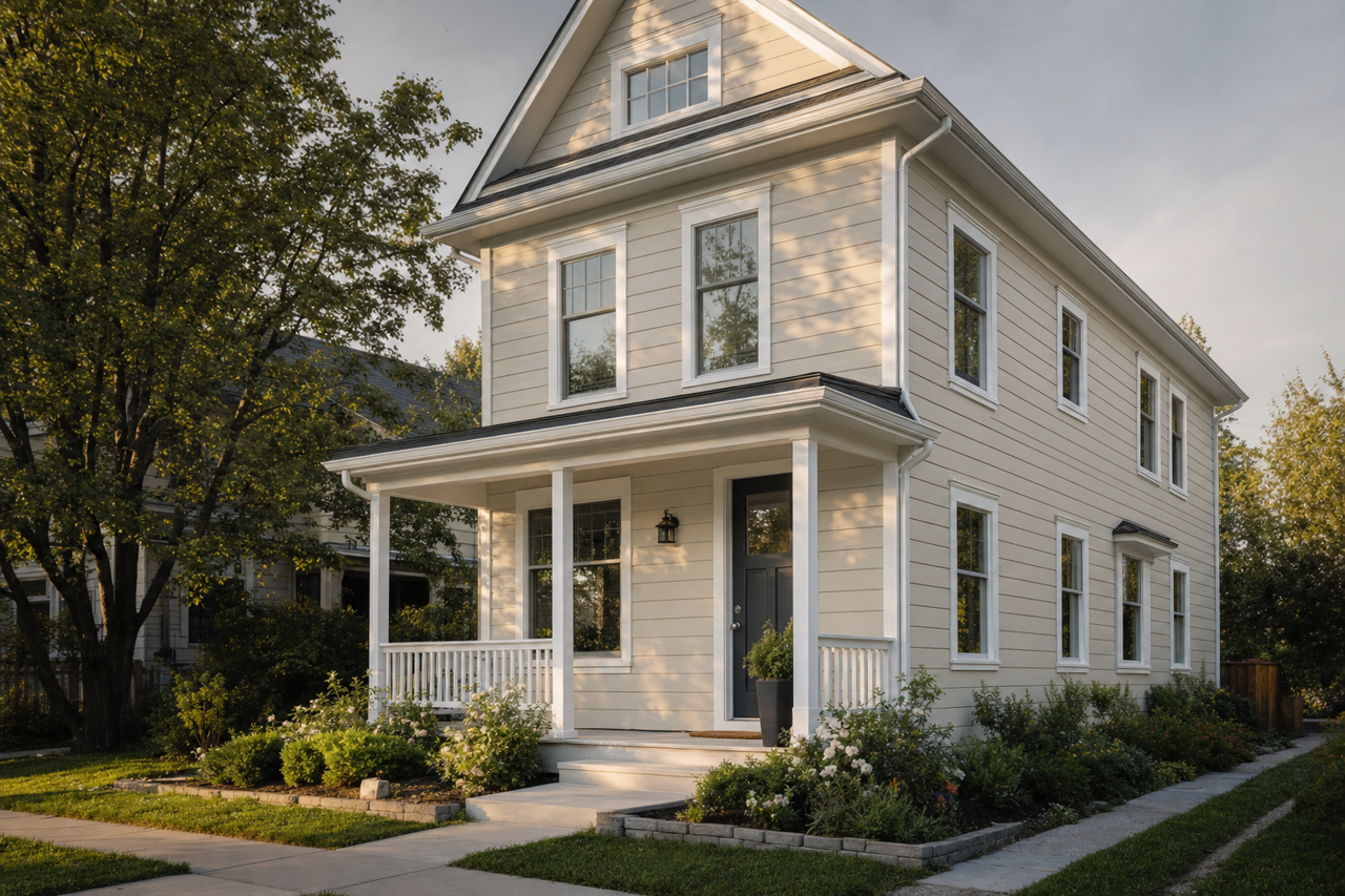 Modern Gray by Sherwin-Williams on exterior