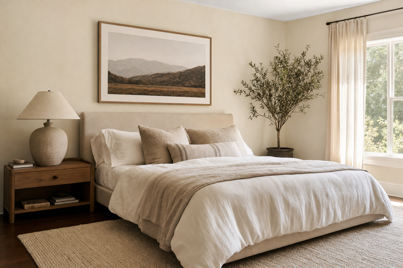 Oyster White by Sherwin-Williams on interiors
