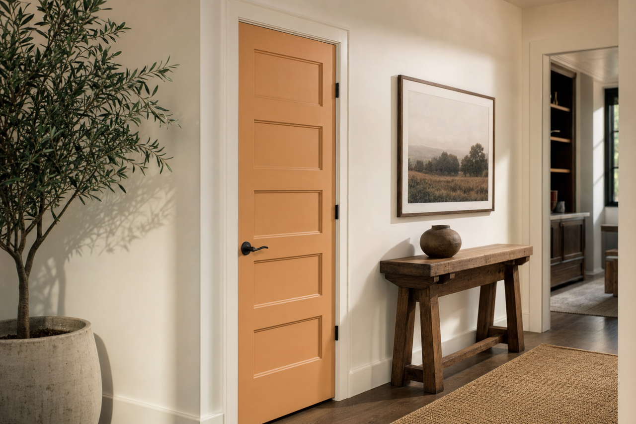Jogging Path by Sherwin-Williams on interior-doors