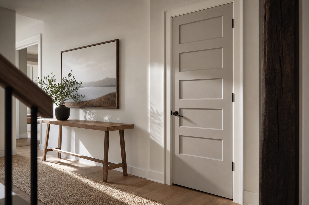 Pavestone by Sherwin-Williams on interior-doors