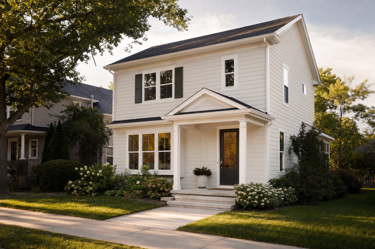First Star by Sherwin-Williams on exterior