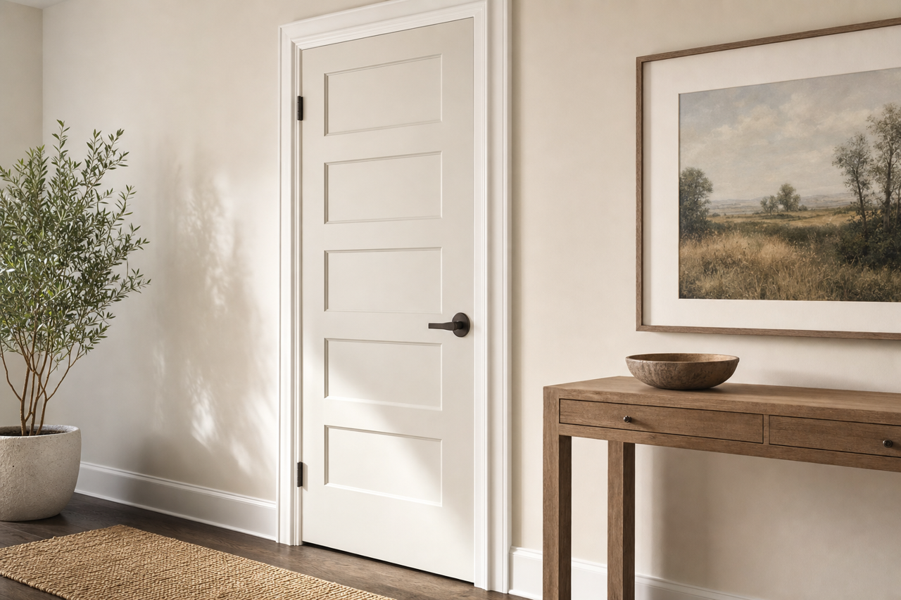 First Star by Sherwin-Williams on interior-doors