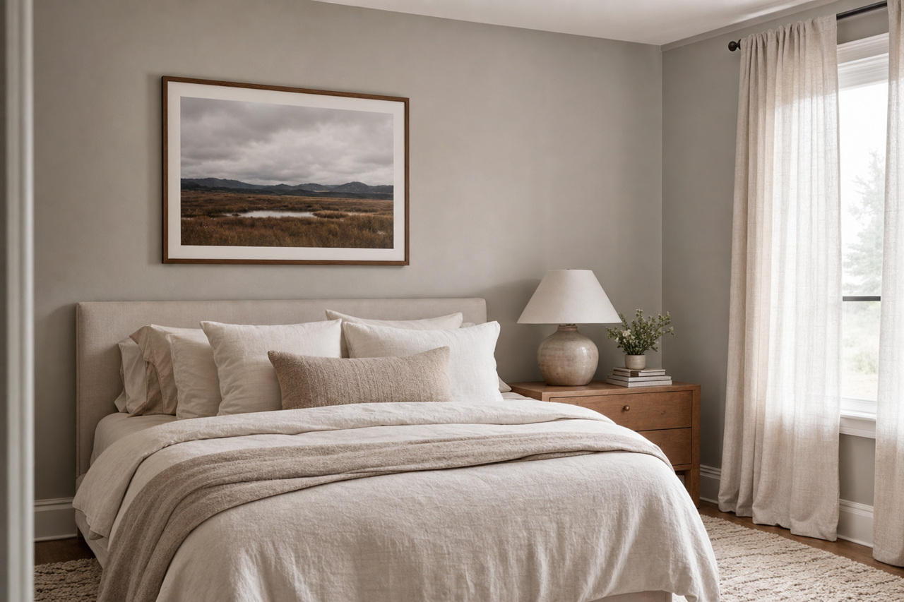 Ellie Gray by Sherwin-Williams on interiors