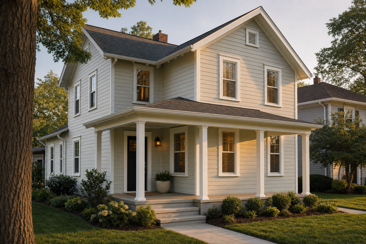 Silverpointe by Sherwin-Williams on exterior