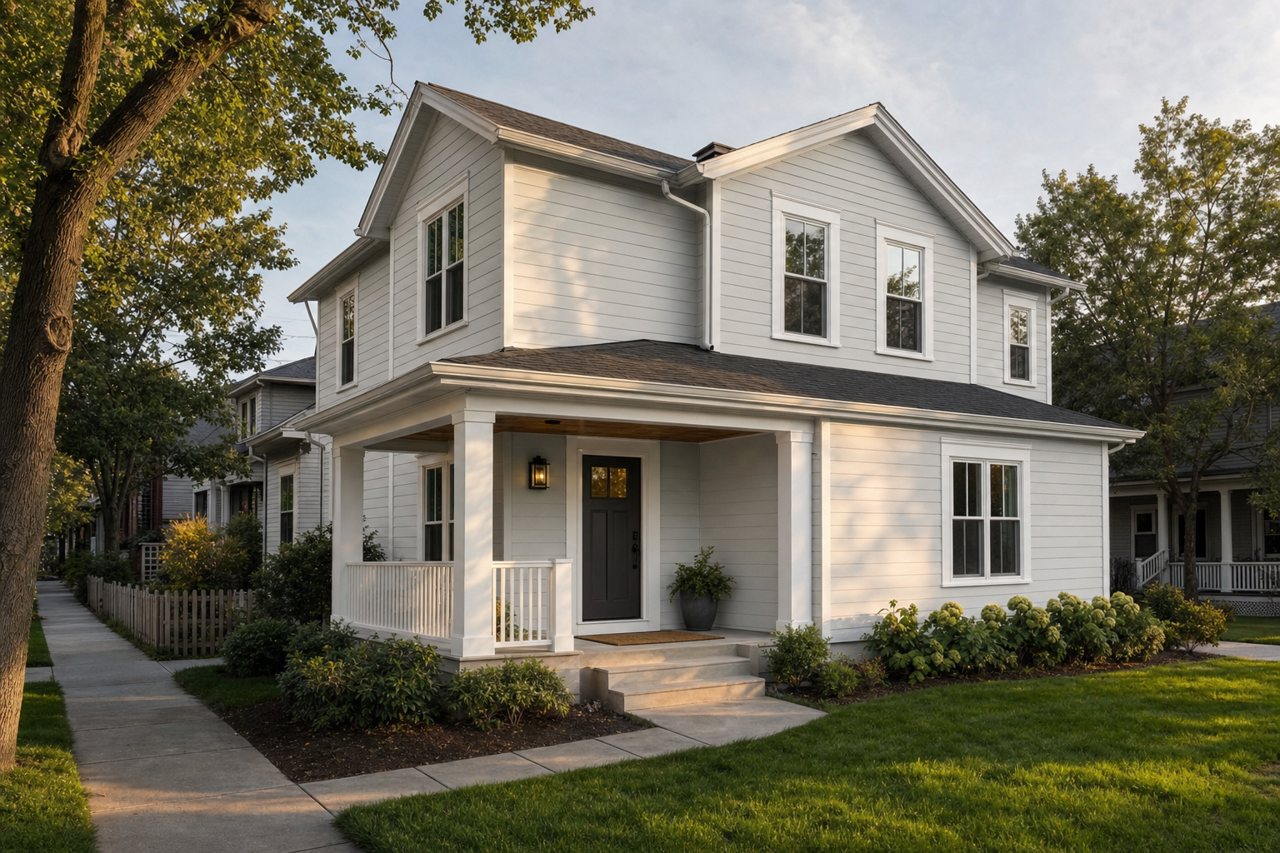 Rhinestone by Sherwin-Williams on exterior