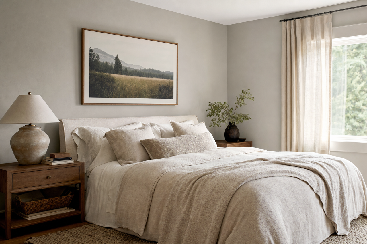Gray Clouds by Sherwin-Williams on interiors