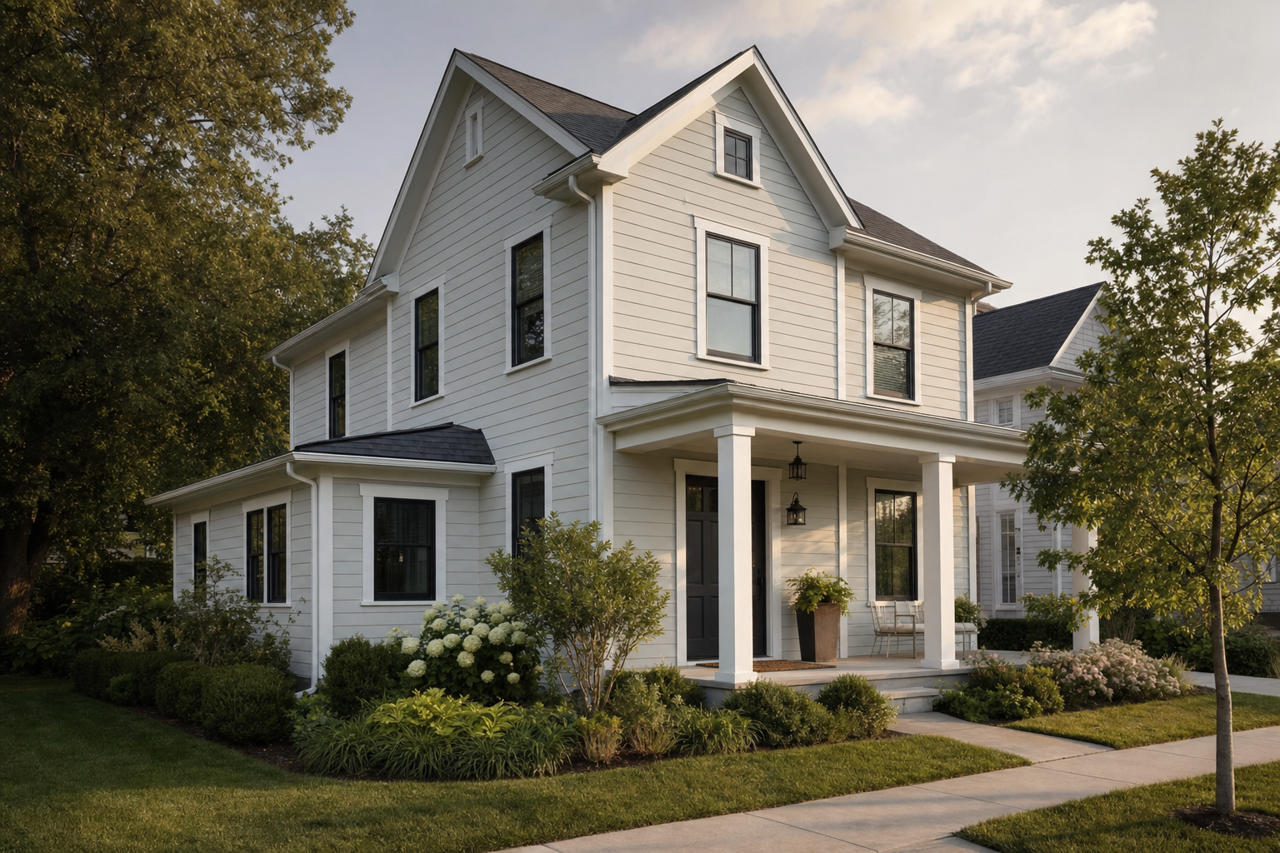 Reflection by Sherwin-Williams on exterior