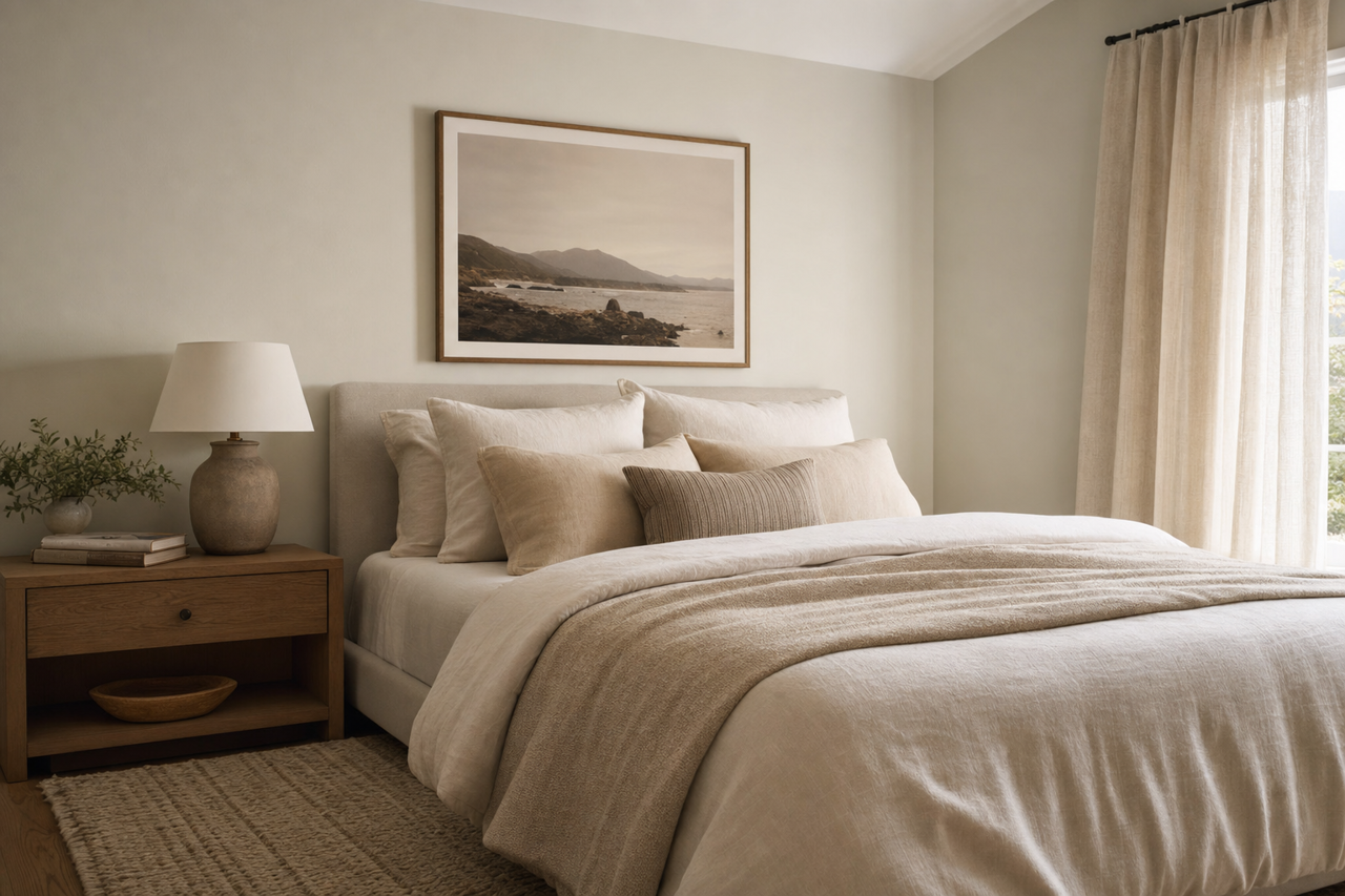 Fleur de Sel by Sherwin-Williams on interiors